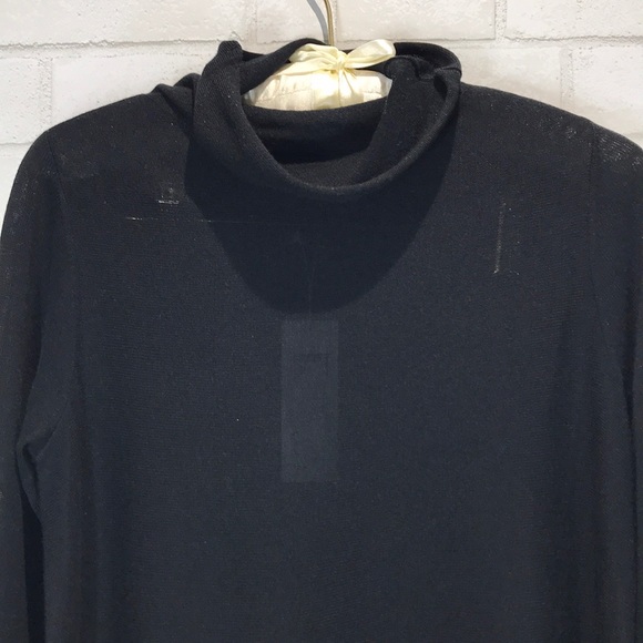 NWT Eileen Fisher Lightweight Scrunch Neck Sweater - Picture 5 of 7